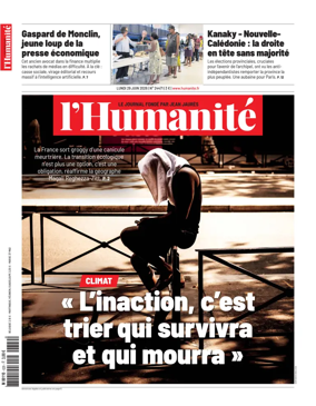 Cover of L'HUMANITE
