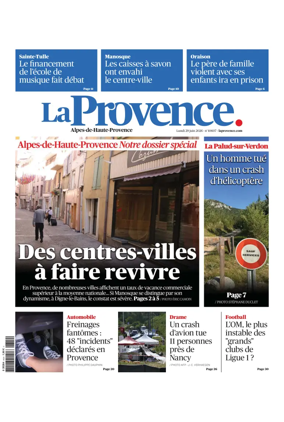 Cover of La Provence Alpes-de-Haute-Provence