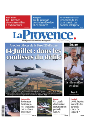 Cover of La Provence Martigues-Istres-Vitrolles-Marignane