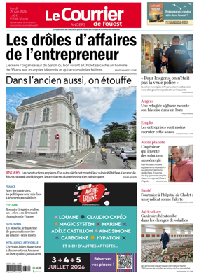 Cover of Le Courrier de l’Ouest (Angers)