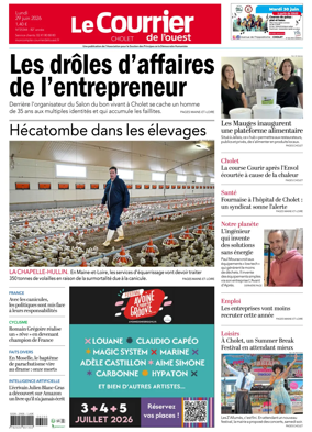 Cover of Le Courrier de l’Ouest (Cholet)