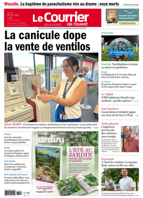 Cover of Le Courrier de l’Ouest (Deux-Sevres)