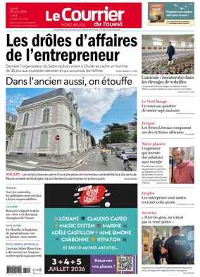 Cover of Le Courrier de l’Ouest (Nord Anjou)