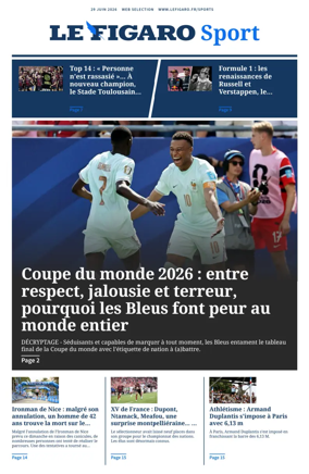 Cover of Le Figaro Sport
