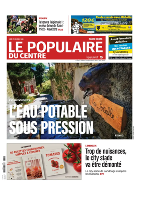 Cover of Le Populaire du Centre (Haute-Vienne)