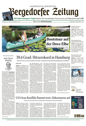 Cover of Bergedorfer Zeitung