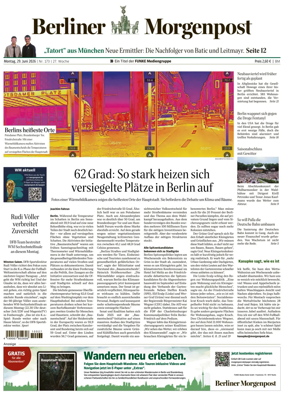 Cover of Berliner Morgenpost
