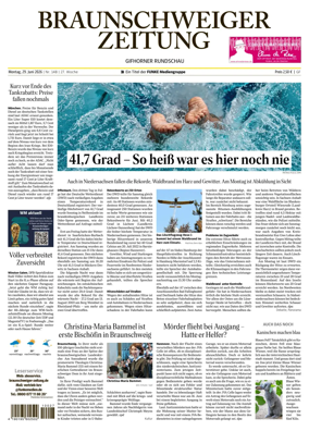 Cover of Braunschweiger Zeitung (Gifhorn)