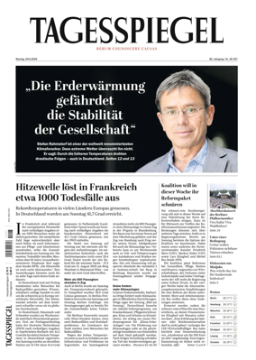 Cover of Der Tagesspiegel