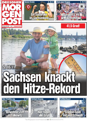 Cover of Dresdner Morgenpost