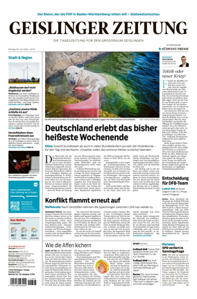 Cover of Geislinger Zeitung
