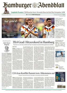 Cover of Hamburger Abendblatt (Harburg)