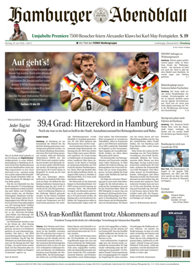 Cover of Hamburger Abendblatt (Pinneberg)