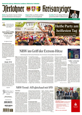 Cover of Iserlohner Kreisanzeiger und Zeitung (Iserlohn)