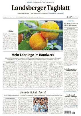 Cover of Landsberger Tagblatt
