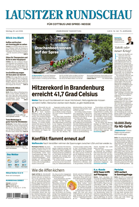 Cover of Lausitzer Rundschau