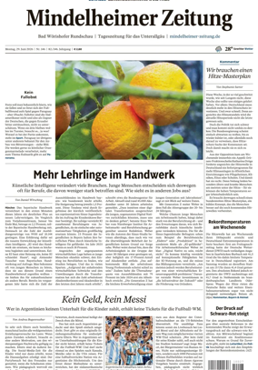 Cover of Mindelheimer Zeitung