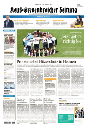 Cover of Neuss-Grevenbroicher Zeitung Neuss