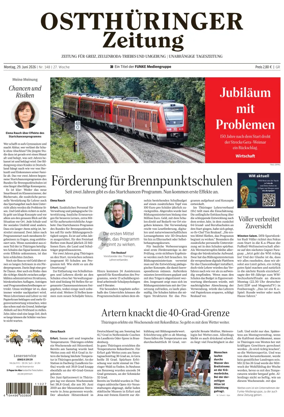 Cover of Ostthuringer Zeitung (Greiz)