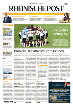 Cover of Rheinische Post Duesseldorf Meerbusch