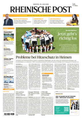 Cover of Rheinische Post Krefeld Kempen