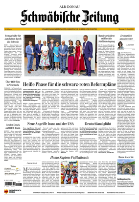 Cover of Schwabische Zeitung (Alb-Donau)
