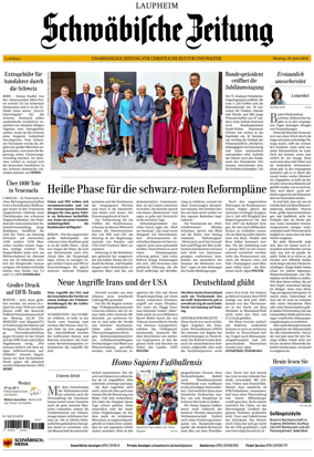 Cover of Schwabische Zeitung (Laupheim)