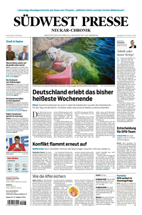 Cover of SUDWEST PRESSE - Neckar-Chronik
