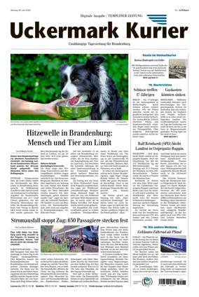 Cover of Templiner Zeitung