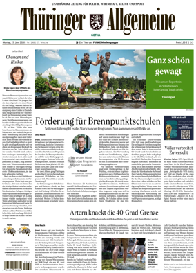 Cover of Thuringer Allgemeine (Gotha)