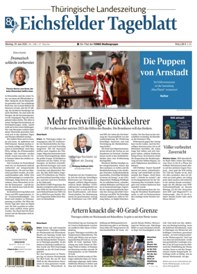 Cover of Thuringische Landeszeitung (Eichsfeld)