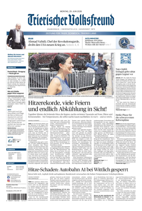 Cover of Trierischer Volksfreund