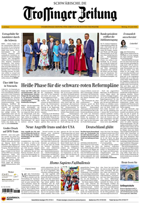 Cover of Trossinger Zeitung