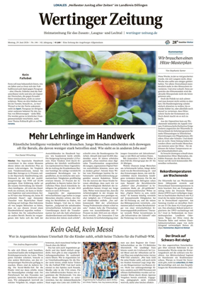 Cover of Wertinger Zeitung