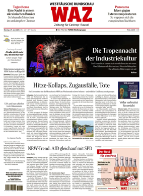 Cover of Westdeutsche Allgemeine Zeitung (Castrop-Rauxel)