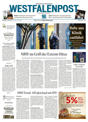 Cover of Westfalenpost (Brilon)