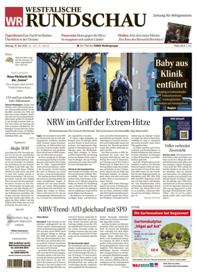 Cover of Westfalische Rundschau (Bad Berleburg Wittgenstein)