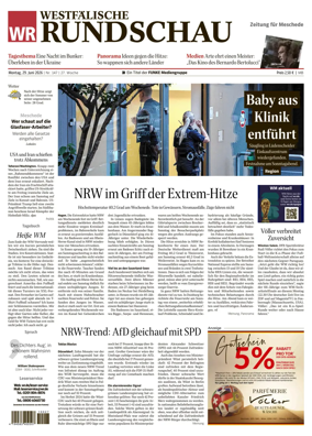 Cover of Westfalische Rundschau (Meschede)