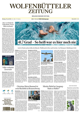 Cover of Wolfenbutteler Zeitung