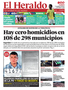 Cover of Diario El Heraldo