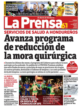 Cover of Diario La Prensa