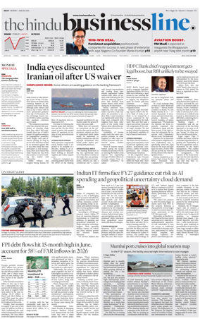 Cover of BusinessLine (Delhi)