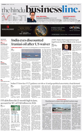Cover of BusinessLine (Hyderabad)