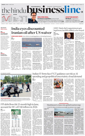 Cover of BusinessLine (Kolkata)