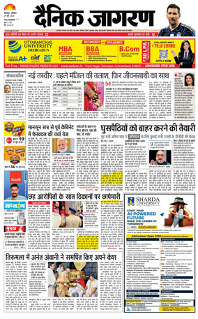 Cover of Dainik Jagran - Rishikesh