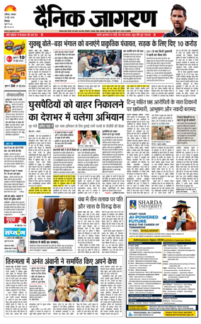 Cover of Dainik Jagran - Shimla