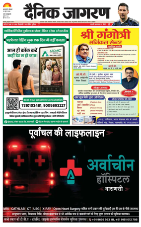 Cover of Dainik Jagran - Varanasi