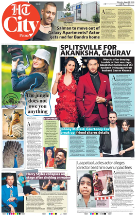 Cover of Hindustan Times (Patna) - Live