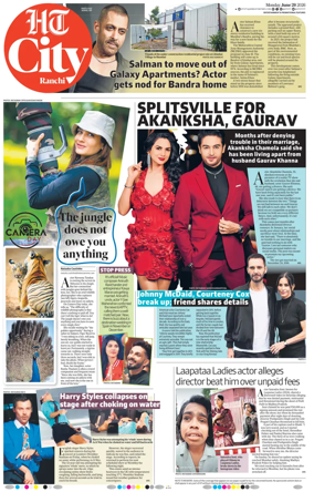 Cover of Hindustan Times (Ranchi) - Live