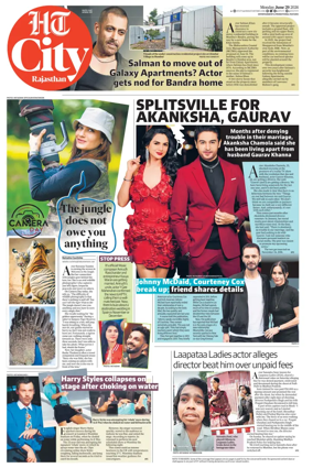 Cover of Hindustan Times (Jaipur) - City